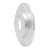631-54271R Drilled/Slotted Brake Rotor [Silver], Fits Select Ford/Lincoln/Mercury/Mazda, Position: Rear Right - image 2