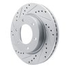 631-54275L Drilled/Slotted Brake Rotor [Silver], Fits Select Ford/Lincoln/Mercury/Mazda, Position: Front Left - image 2