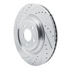 631-54278L Drilled/Slotted Brake Rotor [Silver], Fits Select Ford/Lincoln/Mercury/Mazda, Position: Rear Left - image 2