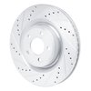 631-54279L Drilled/Slotted Brake Rotor [Silver], Fits Select Ford/Lincoln/Mercury/Mazda, Position: Front Left - image 2