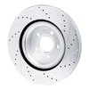 631-54279L Drilled/Slotted Brake Rotor [Silver], Fits Select Ford/Lincoln/Mercury/Mazda, Position: Front Left - image 4