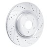 631-54279R Drilled/Slotted Brake Rotor [Silver], Fits Select Ford/Lincoln/Mercury/Mazda, Position: Front Right - image 2