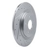 631-54280R Drilled/Slotted Brake Rotor [Silver], Fits Select Ford/Lincoln/Mercury/Mazda, Position: Rear Right - image 2