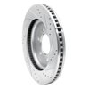 631-54287L Drilled/Slotted Brake Rotor [Silver], Fits Select Ford/Lincoln/Mercury/Mazda, Position: Front Left - image 4