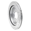 631-54288R Drilled/Slotted Brake Rotor [Silver], Fits Select Ford/Lincoln/Mercury/Mazda, Position: Rear Right - image 4