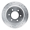 631-54289L Drilled/Slotted Brake Rotor [Silver], Fits Select Ford/Lincoln/Mercury/Mazda, Position: Rear Left - image 1