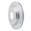 631-54289L Drilled/Slotted Brake Rotor [Silver], Fits Select Ford/Lincoln/Mercury/Mazda, Position: Rear Left - image 2