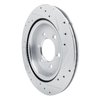 631-54289L Drilled/Slotted Brake Rotor [Silver], Fits Select Ford/Lincoln/Mercury/Mazda, Position: Rear Left - image 4