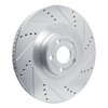631-54295R Drilled/Slotted Brake Rotor [Silver], Fits Select Ford/Lincoln/Mercury/Mazda, Position: Front Right - image 2