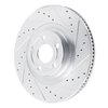 631-54296R Drilled/Slotted Brake Rotor [Silver], Fits Select Ford/Lincoln/Mercury/Mazda, Position: Front Right - image 2