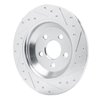 631-54297L Drilled/Slotted Brake Rotor [Silver], Fits Select Ford/Lincoln/Mercury/Mazda, Position: Rear Left - image 4