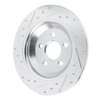 631-54297R Drilled/Slotted Brake Rotor [Silver], Fits Select Ford/Lincoln/Mercury/Mazda, Position: Rear Right - image 4