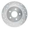 631-54301L Drilled/Slotted Brake Rotor [Silver], Fits Select Ford/Lincoln/Mercury/Mazda, Position: Rear Left