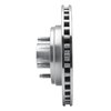 631-55000L Drilled/Slotted Brake Rotor [Silver], 1987-1992 Ford/Lincoln/Mercury/Mazda, Position: Front Left - image 3