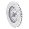 631-55000R Drilled/Slotted Brake Rotor [Silver], 1987-1992 Ford/Lincoln/Mercury/Mazda, Position: Front Right - image 4