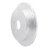 631-55004R Drilled/Slotted Brake Rotor [Silver], 2003-2011 Ford/Lincoln/Mercury/Mazda, Position: Rear Right - image 2