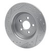 631-55005R Drilled/Slotted Brake Rotor [Silver], Fits Select Ford/Lincoln/Mercury/Mazda, Position: Rear Right - image 4