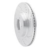 631-55007R Drilled/Slotted Brake Rotor [Silver], 2003-2005 Ford/Lincoln/Mercury/Mazda, Position: Front Right - image 2