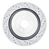631-55010R Drilled/Slotted Brake Rotor [Silver], Fits Select Ford/Lincoln/Mercury/Mazda, Position: Rear Right - image 1
