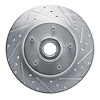 631-56005R Drilled/Slotted Brake Rotor [Silver], 1974-1979 Ford/Lincoln/Mercury/Mazda, Position: Front Right - image 1