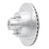 631-56008R Drilled/Slotted Brake Rotor [Silver], 1979-1991 Ford/Lincoln/Mercury/Mazda, Position: Front Right - image 2