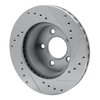 631-56009L Drilled/Slotted Brake Rotor [Silver], 1991-1994 Ford/Lincoln/Mercury/Mazda, Position: Front Left - image 4
