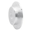 631-56010R Drilled/Slotted Brake Rotor [Silver], 1991-1995 Ford/Lincoln/Mercury/Mazda, Position: Rear Right - image 2