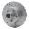 631-56011L Drilled/Slotted Brake Rotor [Silver], 1990-1991 Ford/Lincoln/Mercury/Mazda, Position: Front Left - image 2