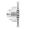 631-56011R Drilled/Slotted Brake Rotor [Silver], 1990-1991 Ford/Lincoln/Mercury/Mazda, Position: Front Right - image 3
