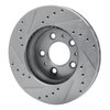631-56012L Drilled/Slotted Brake Rotor [Silver], 1995-1997 Ford/Lincoln/Mercury/Mazda, Position: Front Left - image 4