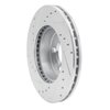 631-56012R Drilled/Slotted Brake Rotor [Silver], 1995-1997 Ford/Lincoln/Mercury/Mazda, Position: Front Right - image 4