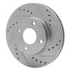 631-56013R Drilled/Slotted Brake Rotor [Silver], 1995-2002 Ford/Lincoln/Mercury/Mazda, Position: Front Right - image 2