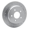 631-56015R Drilled/Slotted Brake Rotor [Silver], 1996-2002 Ford/Lincoln/Mercury/Mazda, Position: Rear Right - image 2