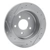631-56015R Drilled/Slotted Brake Rotor [Silver], 1996-2002 Ford/Lincoln/Mercury/Mazda, Position: Rear Right - image 4
