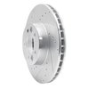 631-56016L Drilled/Slotted Brake Rotor [Silver], 1998-2002 Ford/Lincoln/Mercury/Mazda, Position: Front Left - image 2