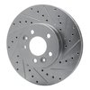 631-56016R Drilled/Slotted Brake Rotor [Silver], 1998-2002 Ford/Lincoln/Mercury/Mazda, Position: Front Right - image 2