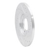 631-56018L Drilled/Slotted Brake Rotor [Silver], 1963-1986 Multiple Makes/Models, Position: Front Left - image 4