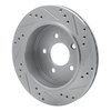 631-56020L Drilled/Slotted Brake Rotor [Silver], 2003-2011 Ford/Lincoln/Mercury/Mazda, Position: Rear Left - image 4