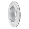 631-56020R Drilled/Slotted Brake Rotor [Silver], 2003-2011 Ford/Lincoln/Mercury/Mazda, Position: Rear Right - image 4
