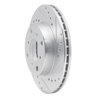 631-58001R Drilled/Slotted Brake Rotor [Silver], 1986-1987 Acura/Honda, Position: Front Right - image 2