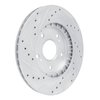 631-58005R Drilled/Slotted Brake Rotor [Silver], 1991-1996 Acura/Honda, Position: Rear Right - image 4