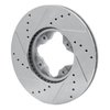 631-58006R Drilled/Slotted Brake Rotor [Silver], 1992-1998 Acura/Honda, Position: Front Right - image 4