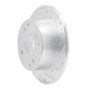 631-58007R Drilled/Slotted Brake Rotor [Silver], 1992-1994 Acura/Honda, Position: Rear Right - image 2