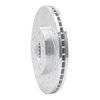 631-58008L Drilled/Slotted Brake Rotor [Silver], 1993-1995 Acura/Honda, Position: Front Left - image 2