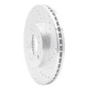 631-58008R Drilled/Slotted Brake Rotor [Silver], 1993-1995 Acura/Honda, Position: Front Right - image 2