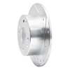 631-58009R Drilled/Slotted Brake Rotor [Silver], 1995-1998 Acura/Honda, Position: Rear Right - image 2