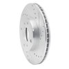 631-58010R Drilled/Slotted Brake Rotor [Silver], 1998-1999 Acura/Honda, Position: Front Right - image 2