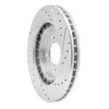 631-58011L Drilled/Slotted Brake Rotor [Silver], 1997-2005 Acura/Honda, Position: Front Left - image 4