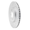 631-58012L Drilled/Slotted Brake Rotor [Silver], 1997-2005 Acura/Honda, Position: Rear Left - image 2