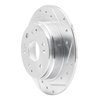 631-58014R Drilled/Slotted Brake Rotor [Silver], 1999-2003 Acura/Honda, Position: Rear Right - image 2